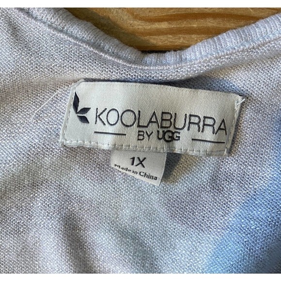 NEW Koolaburra by UGG Camo Sleeveless Jumpsuit Size 1X Women’s Gray Cinch Waist - Picture 3 of 10